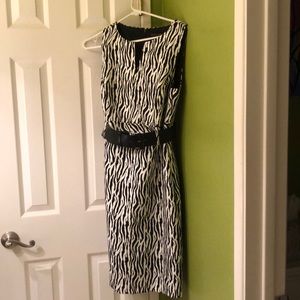 Zebra Midi Dress